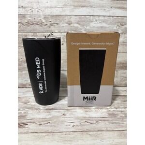 MiiR 16 oz Vacuum Insulated, Stainless Steel with Slide Lid, Black, BPA Free